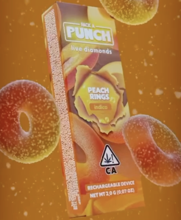 Pack A Punch Peach Rings Vape